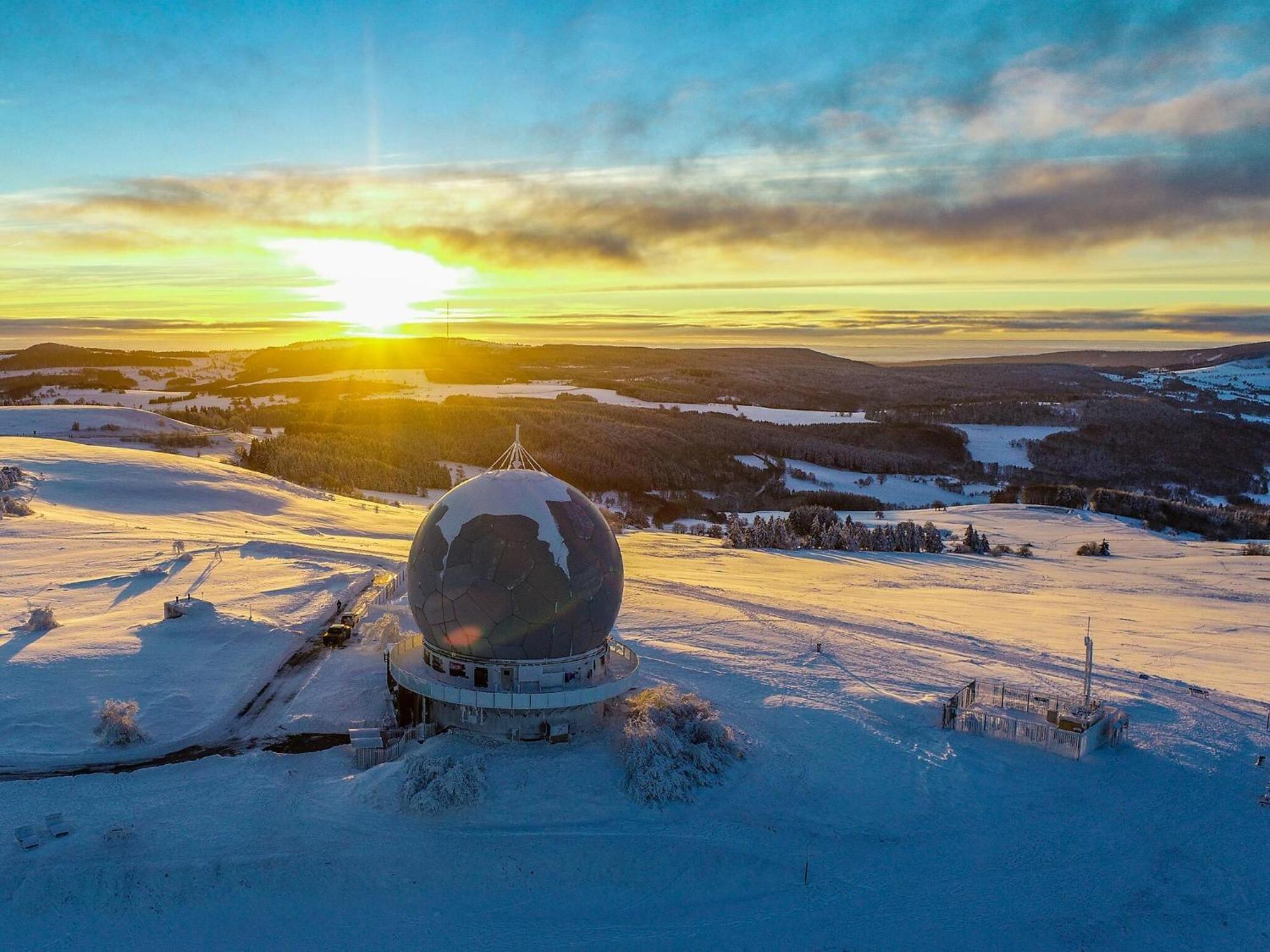 Berghotel Deutscher Flieger Wasserkuppe Gersfeld Exteriér fotografie